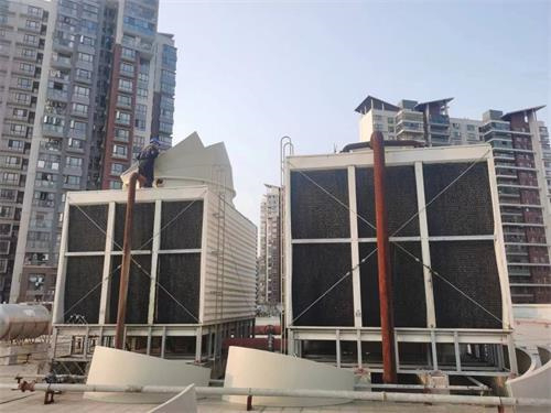 冷卻塔十大品牌告訴您冷卻塔填料怎么更換(圓形冷卻塔填料現場拆卸安裝